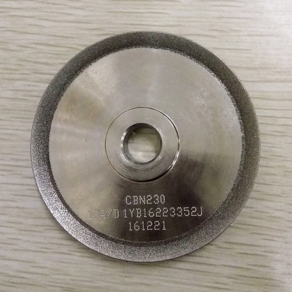 CBN Grinding Wheel (SDC or CBN optional) for Drill Bit Grinder Grinding Machine MR-13A, 13D, G3, F4, 78x10x12.7 mm