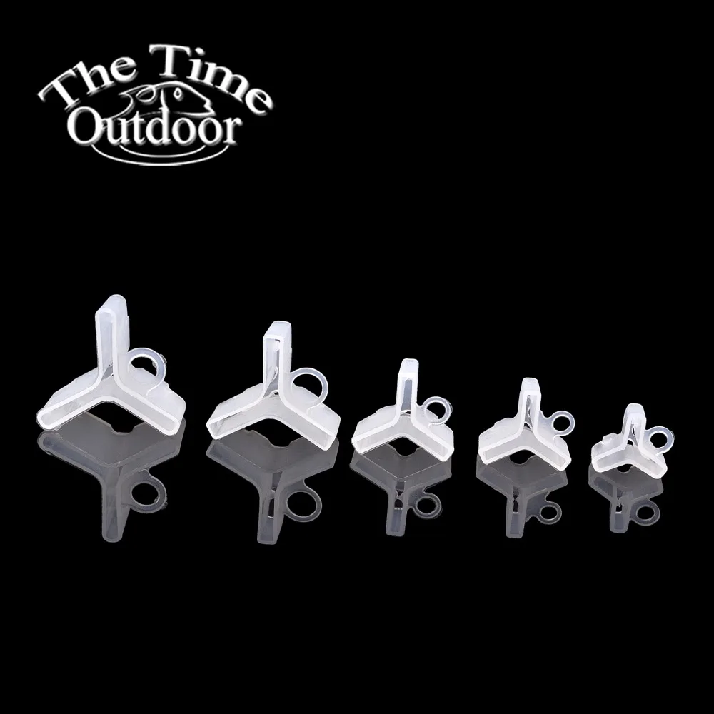 Thetime Baits Sheathed Fishing Hook Sleeves Treble Hooks Keeper Fishing Hooks Safety Accessories 20pcs/pack