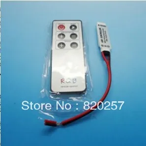 

free shipping 5pcs lot 6key mini RGB controller with IR remote control DC12V