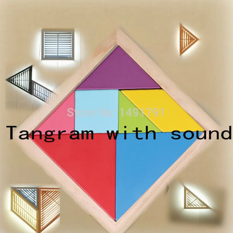 

Audio effect Tangram unlock can modify the sound diy party prop Takagism game real life escape room game props