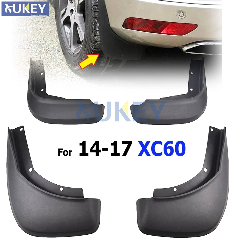 Set OEM Splash Guards Mud Flap Mudguards Fender Fitment Car Mud Flaps For VOLVO XC60 2014 - 2017 31359689/90 Mudflaps 2015 2016