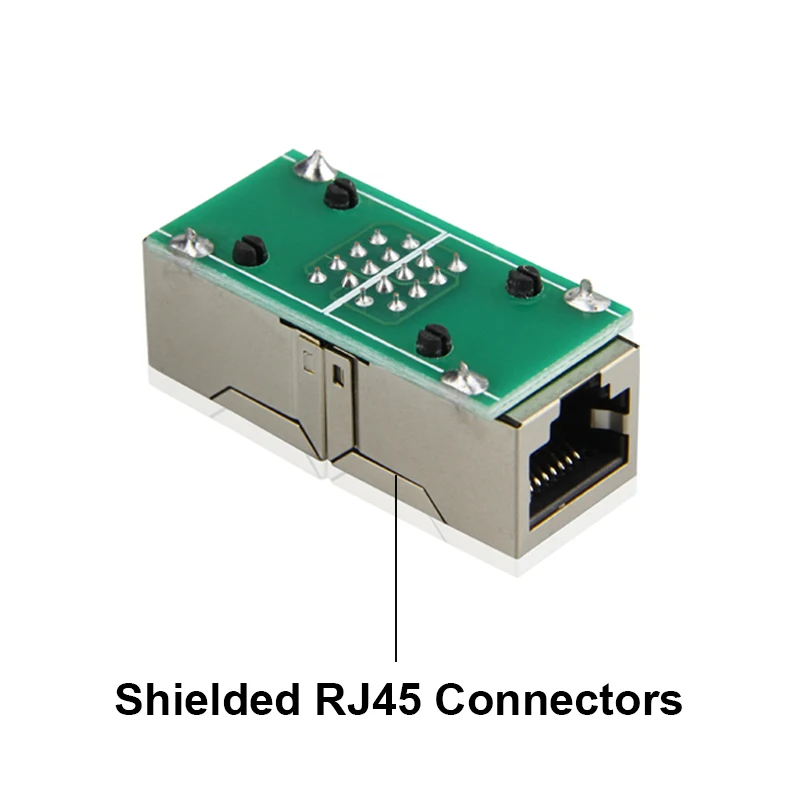 1 peça-extensor de cabo lan cat6, proteção ethernet cat6 8p8c