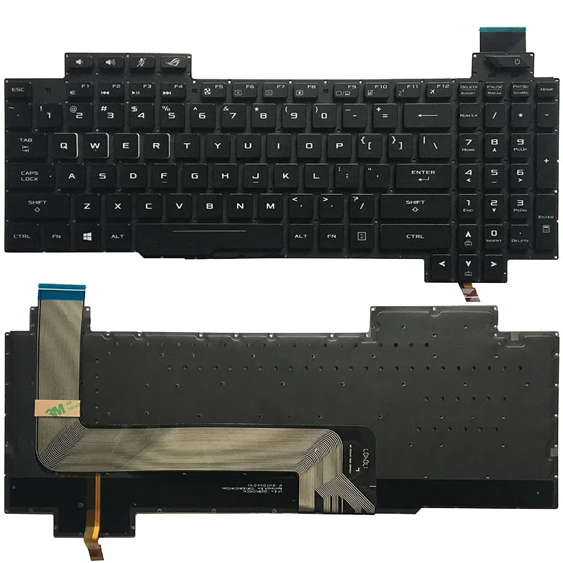 

New Backlit US Keyboard For Asus ROG Strix GL503 GL703 GL503V GL503VD GL503VD-DB71 GL503VD-DB74 GL503VM GL503VS English Black