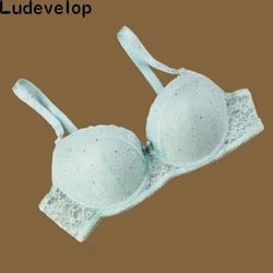 3/4 cup large size push up bra summer style lace sexy underwear for women bra cup c cup b sutian bralette lingerie