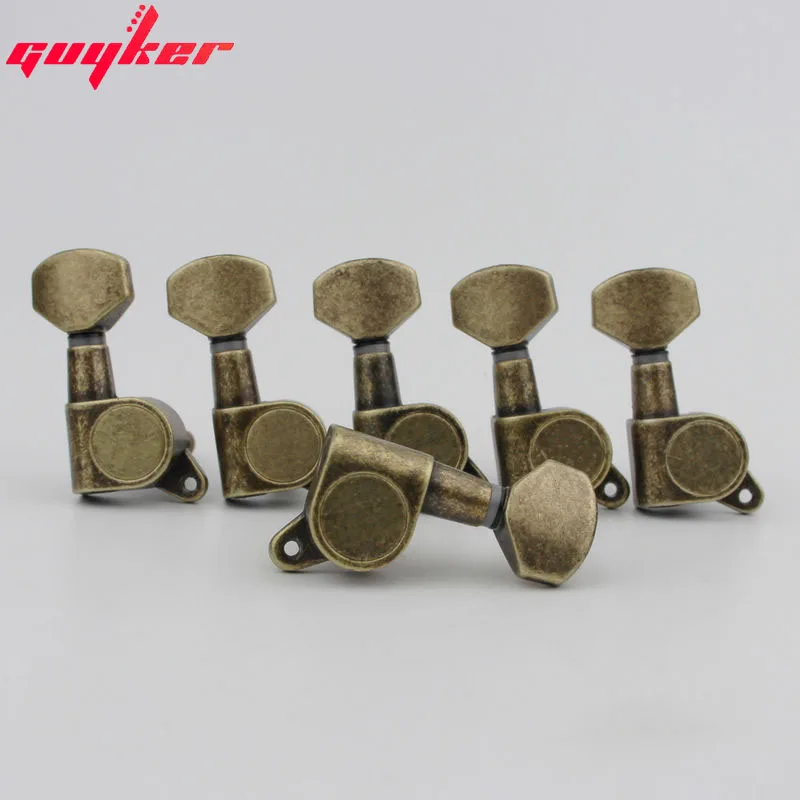 Antique Brass Guitar Tuners Guitar Tuning Pegs machine head J-07 Lock