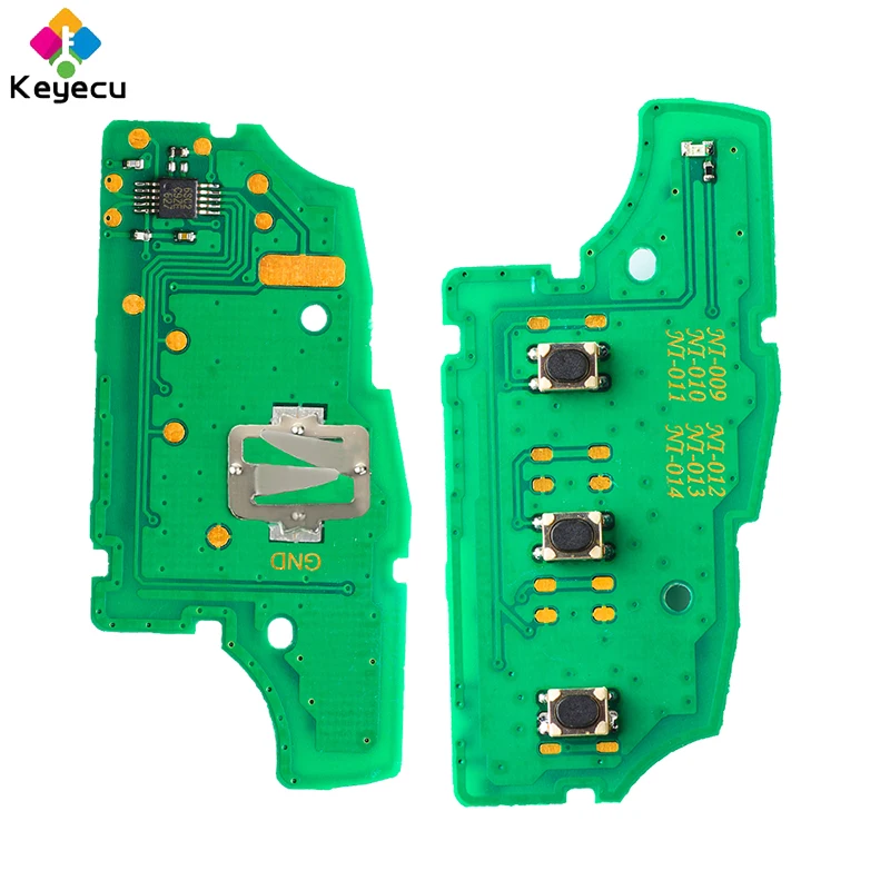 KEYECU chiave per auto remota a vibrazione modificata con Chip ID46 da 315MHz-FOB per Nissan per Infiniti FX35 FX45 ID FCC: KBRASTU15 CWTWB1U733