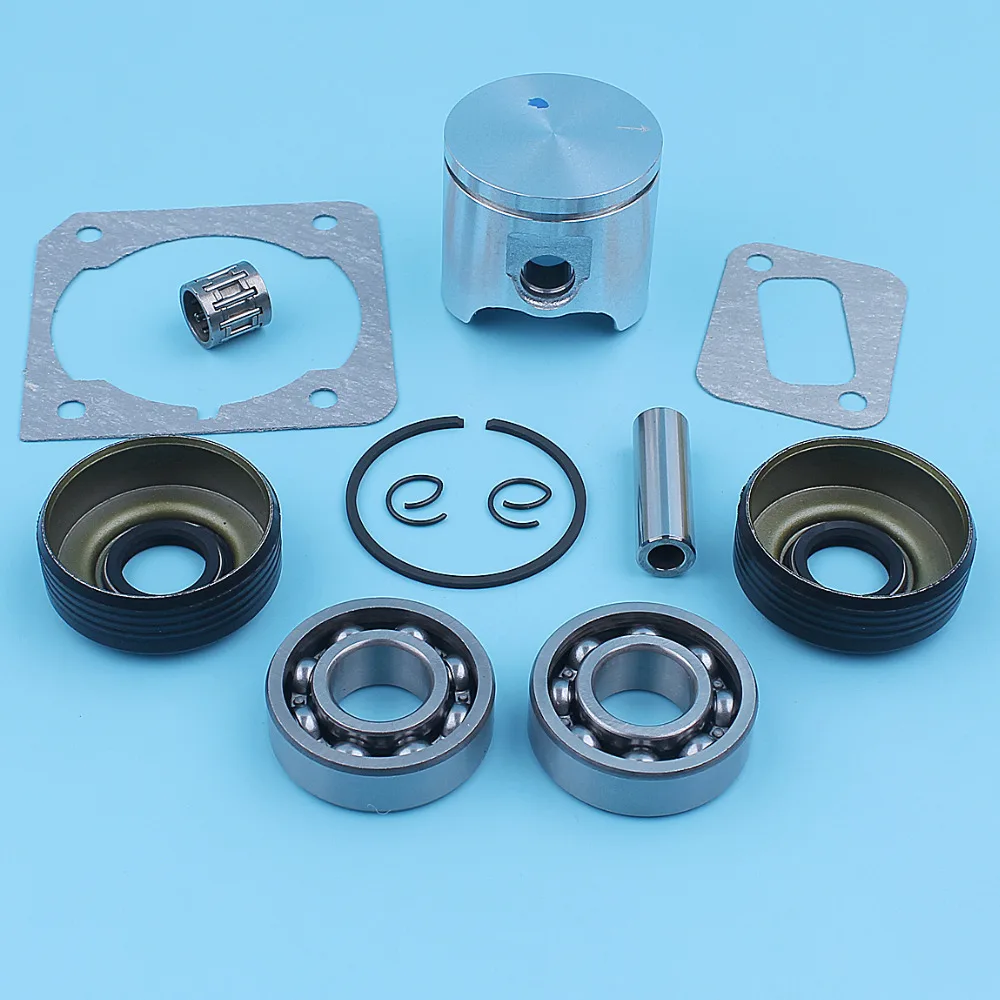 40mm Piston Crank Ball Bearing Oil Seal Kit For Husqvarna 340 345 Jonsered 2141 2145 Chainsaw Ring Needle Cage Spare Part