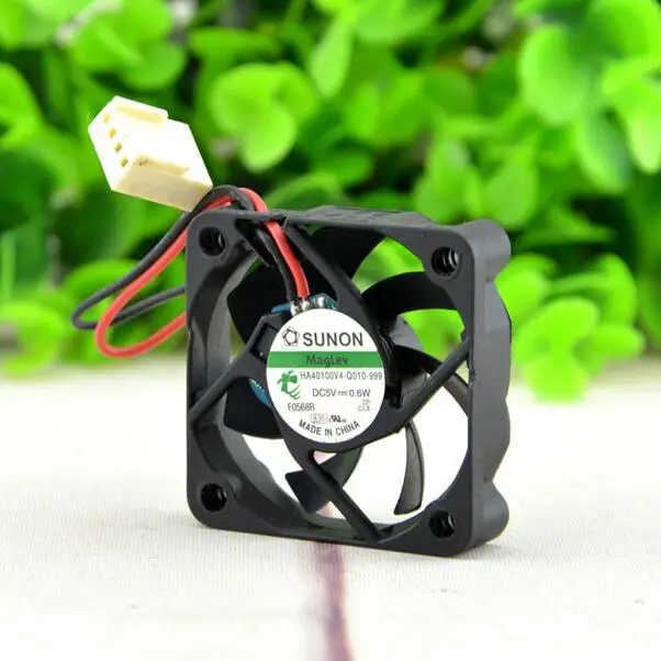 HA40100V4-Q-010-999 DC5V 0.6W 4 cm 40*40*10mm 2 wire magnetically suspended silent fan