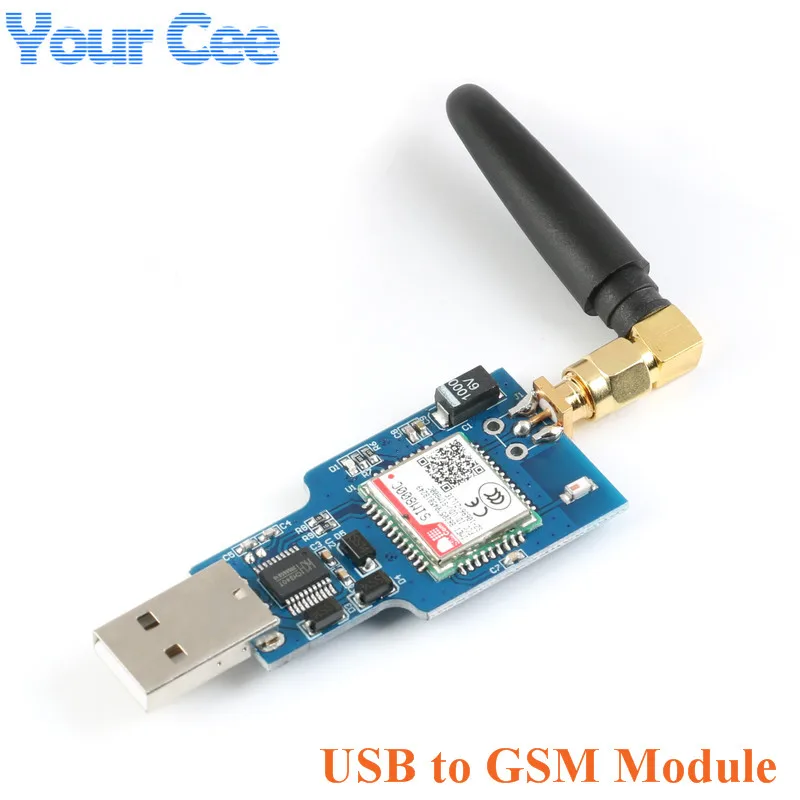 USB to GSM Quad-band GPRS SIM800 SIM800C Module for Wifi Wireless Bluetooth-compatible SMS Messaging With Antenna