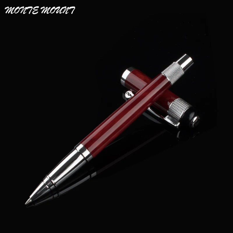 MONTE MOUNT Dark red roller ball pen office school Stationery Luxury  Writing Planner gift