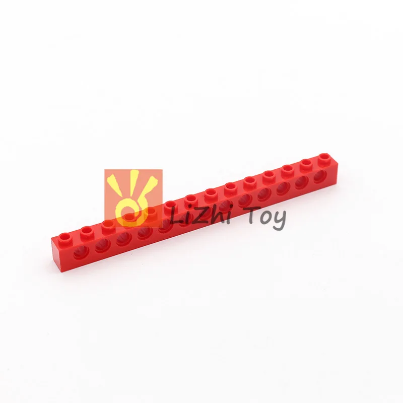 Technology Brick 1x14 with Holes Thick Bricks Model Building Blocks Compatible Accessories Particles Mechanical Science 32018