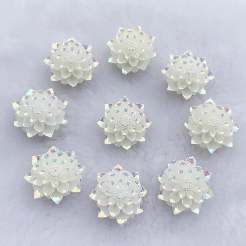 10Pieces\\lot Flower Rhinestones Applique Sewing Craft wedding decoration -S45