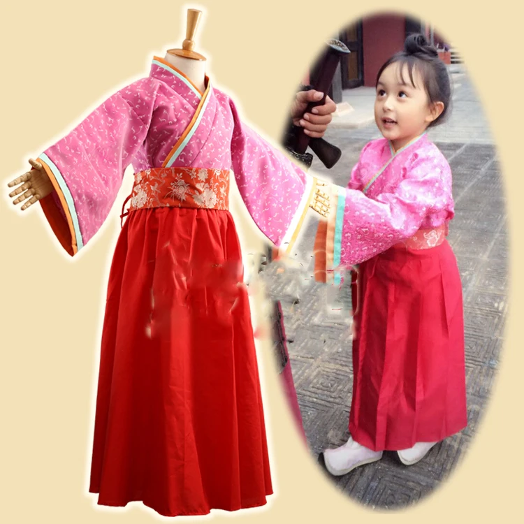 

Childhood Mi Yue Pink Costume 2015 TV Play Legend of Mi Yue - Ancient Qin Empress Xuan Gorgeous Stage Costume for little girl