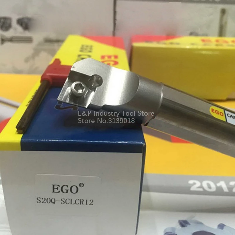 EGO Anti-vibration 95 Angle CNC Inter Bore S20Q-SCLCR12 D20mm L180mm Tool Holder For Insert CCMT120404 Lathe Dropshipping Center