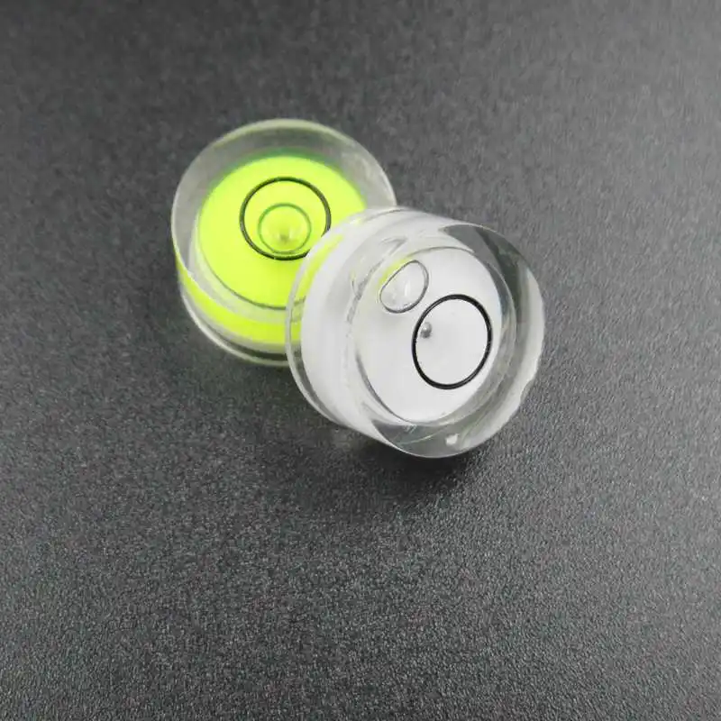 QASE 15*8 mm Round Circular Bullseye Spirit Level Bubble  Bubble Leveler Measurement Instrument Magnetic Available