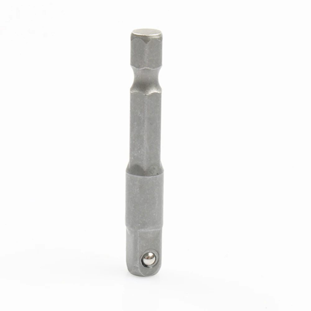 3pcs/set Chrome Vanadium Steel Socket Adapter Hex Shank to 1/4" 3/8" 1/2" Extension Drill Bits Bar Hex Bit Set Power Tools