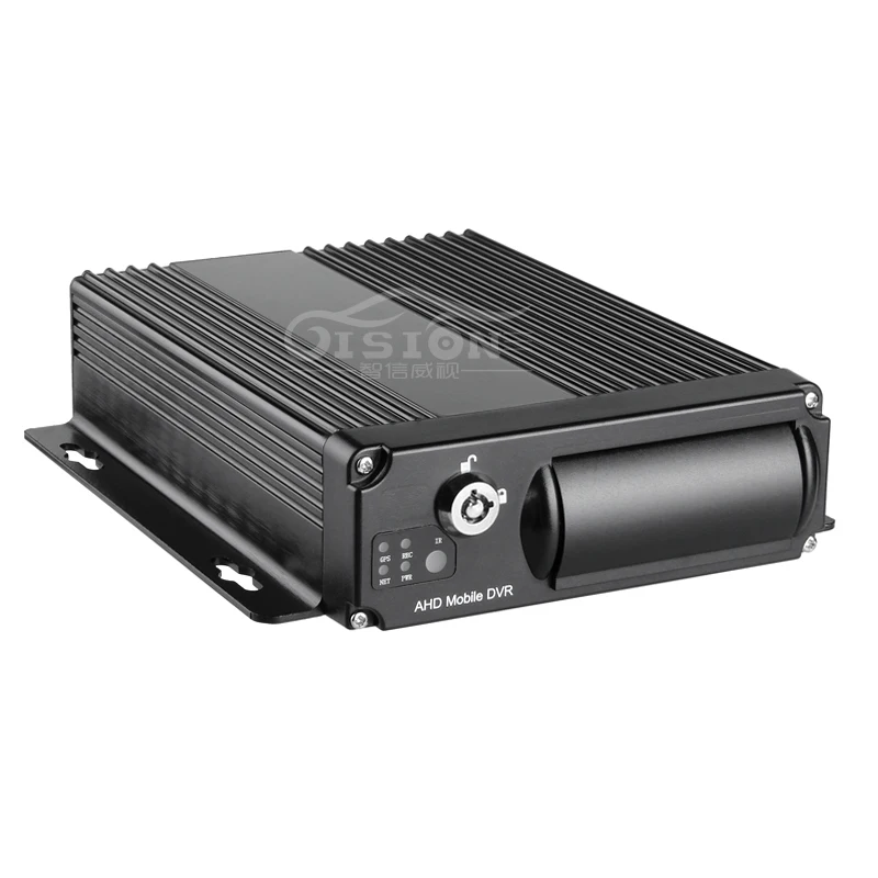 Gratis Verzending 4G Lte GPS Tracker Auto Mobiele Dvr 4CH H.264 1080 P AHD Video Dvr I/O Alarm Loop Opname Afstandsbediening PC/Telefoon Video