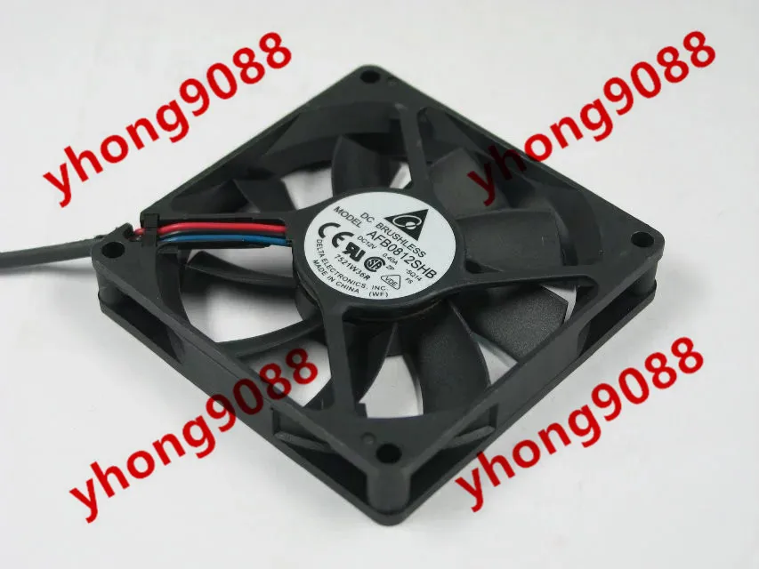 

Delta Electronics AFB0812SHB 5Q14 DC 12V 0.40A 80X80X15mm Server Cooling Fan