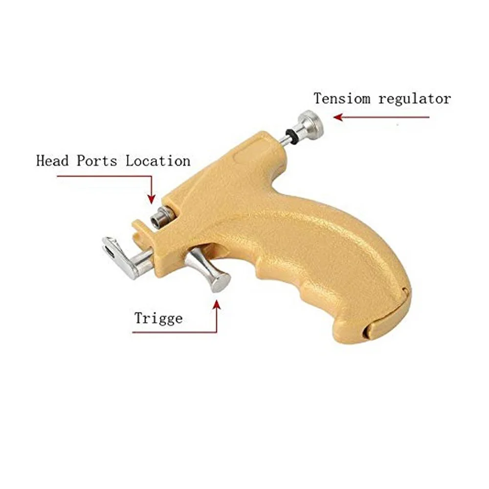 1Set Professional Piercing Gun Tools Kit Safety Steriled Ear Nose Device Earring Piercing Instrument Top Quality piercing Tool