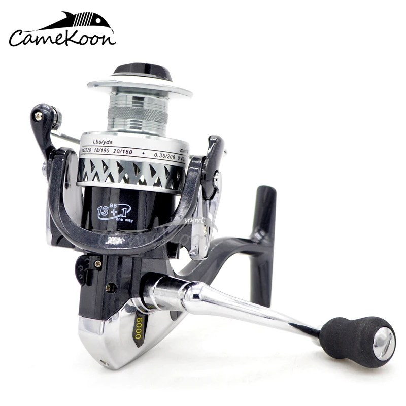 CAMEKOON Spinning Reels for Freshwater Saltwater Casting Fishing 5.1:1/5.5:1/4.7:1 Gear Ratio 5+1 BBs Lightweight Carp Bass Coil