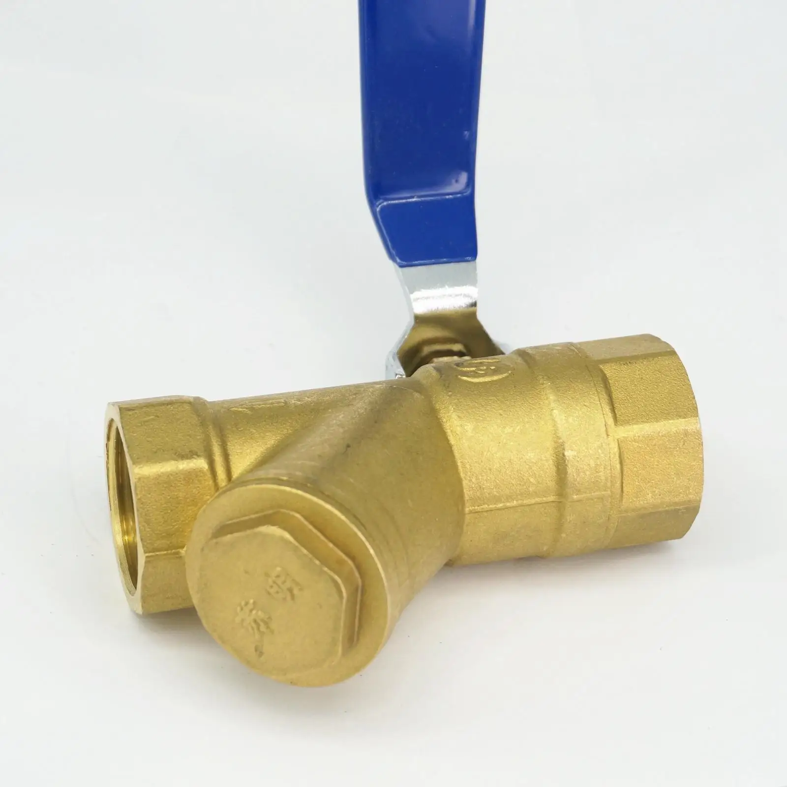 Messing Y Typ Sieb Filter Ball Ventil 1 "BSP Gleich Innengewinde