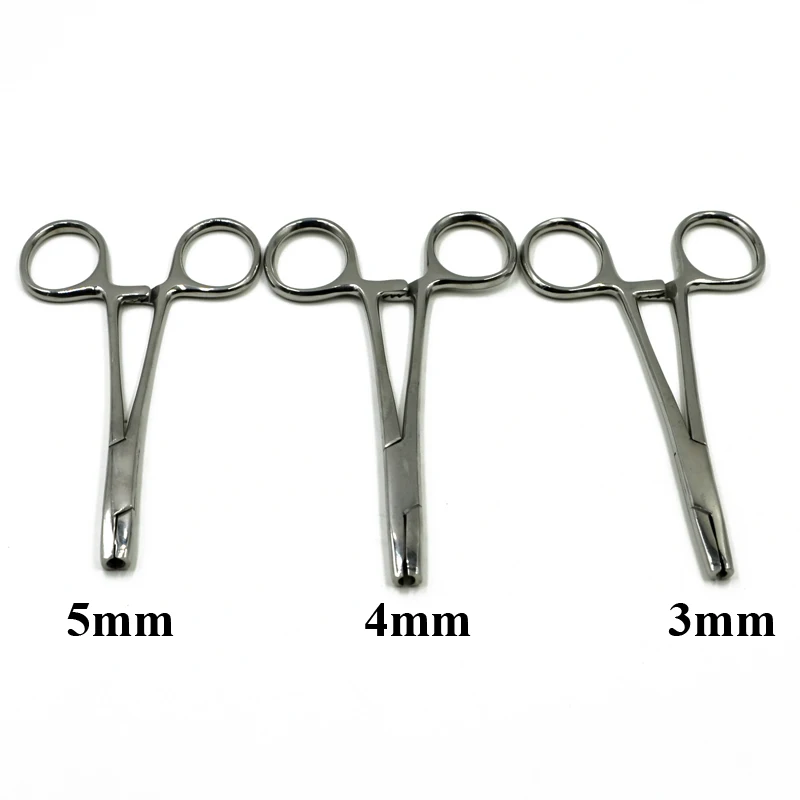 BOG-316L Stainless Steel Dermal Anchor Holding Pliers Professionele Piercing Tool  Body Jewelry Tools dermal disc forceps