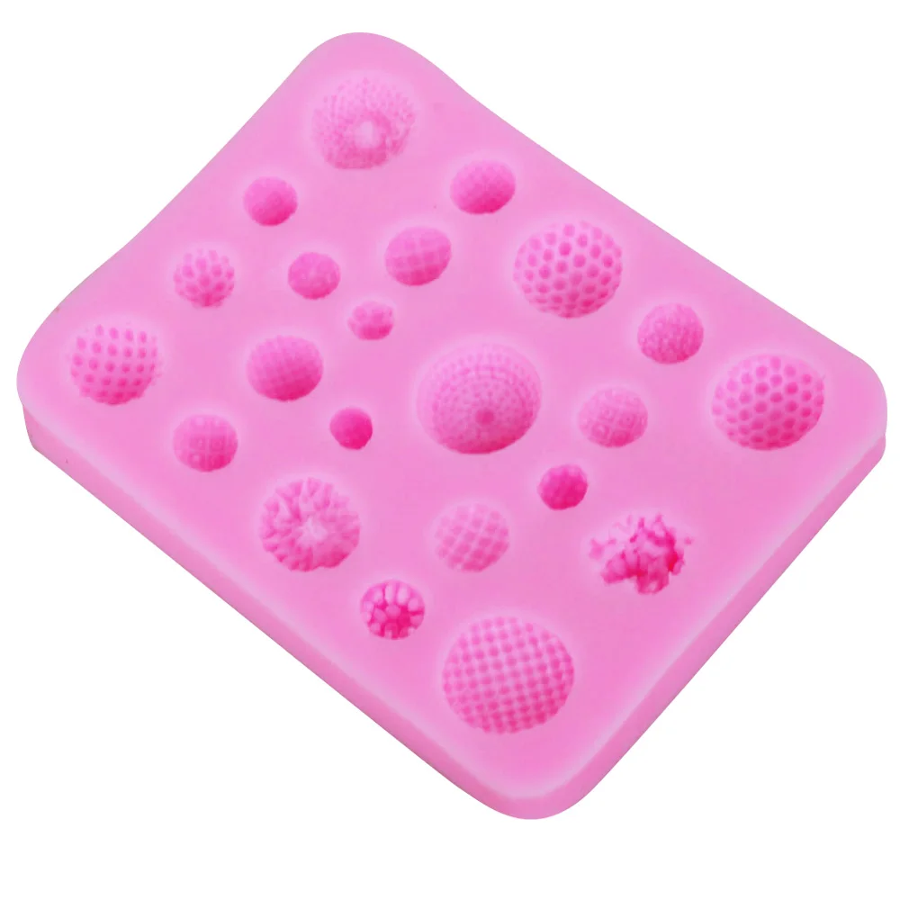 M077 Mini Flower Shower Silicone Mold Cake Decorating Tools Chocolate Cupcake Sugarcraft Polymer Clay Moulds Candy Baking Forms