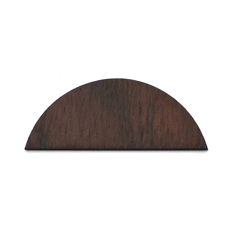 1 pcs Semicircle Shape Rosewood Acoustic Guitar Neck End Heel Cover Guitar Heel Cover Plate Shell for Guitar Luthier Material