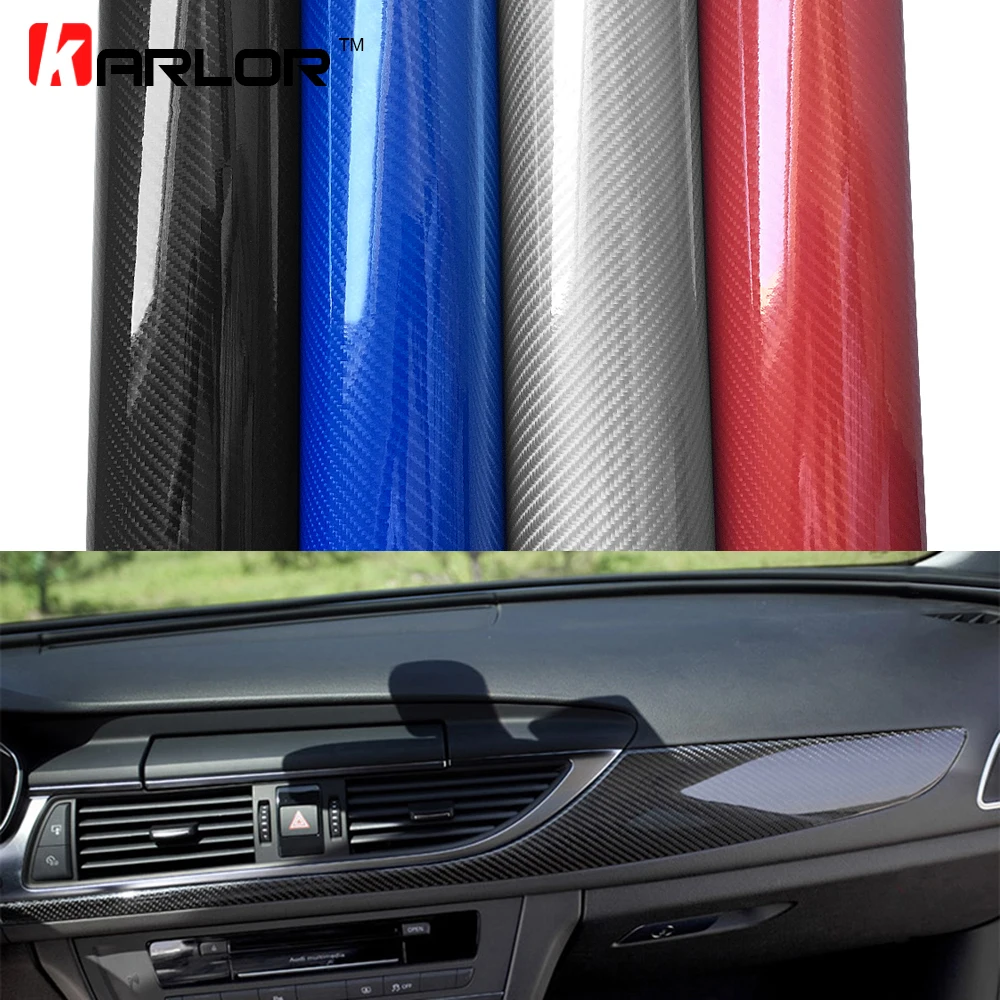 

5D Car Film Carbon Fiber Vinyl Film 2m/5m/10m/18m*1.52m Carbon Fibre Wrap Sheet Roll Film Car Stickers Car Styling Accessories