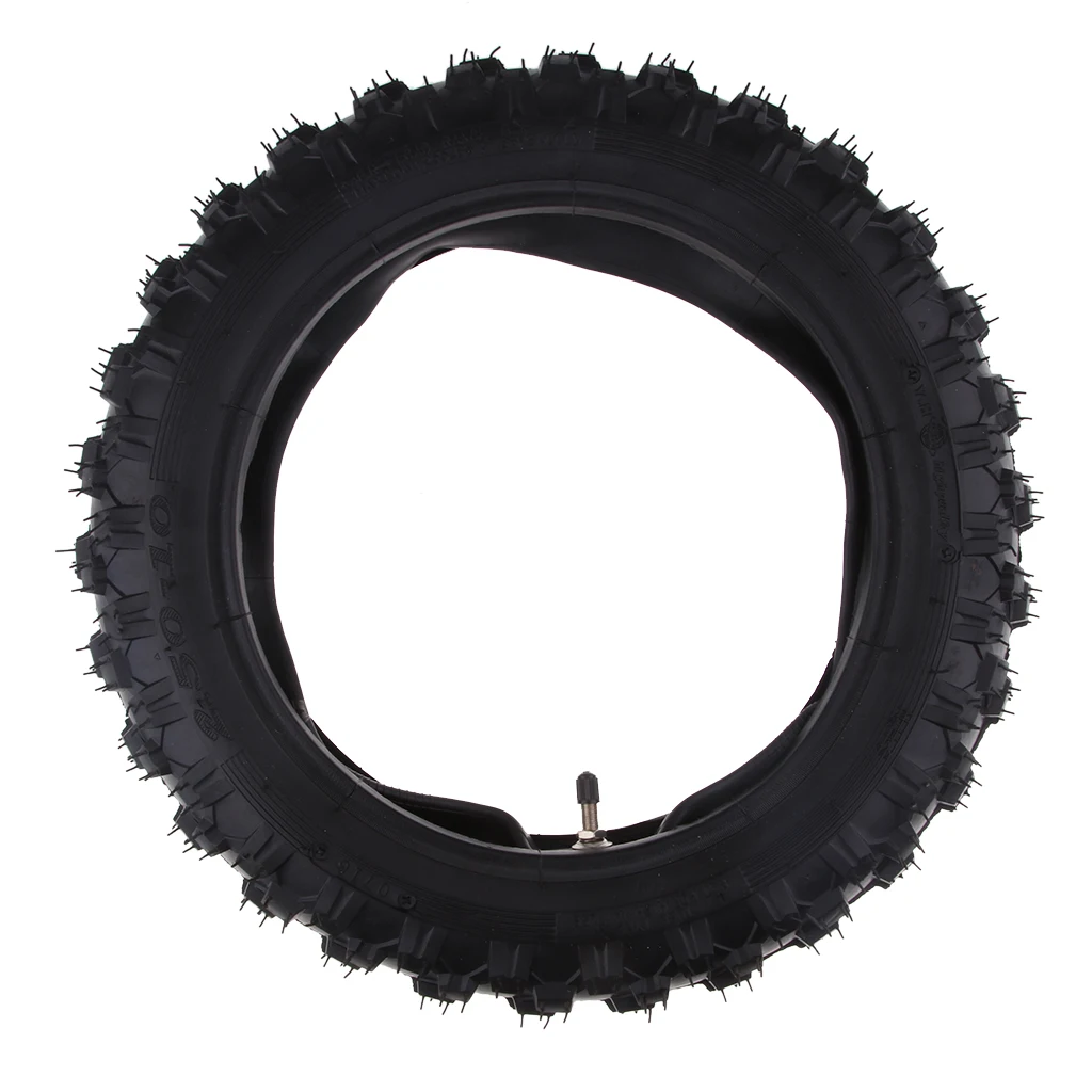 2.50x10 Motorcycle Rubber Scooter Tire & Inner Tube For Yamaha PW50 Honda CRF50 XR50 2.50-10 Tire Etc Groove Not Easy Puncture