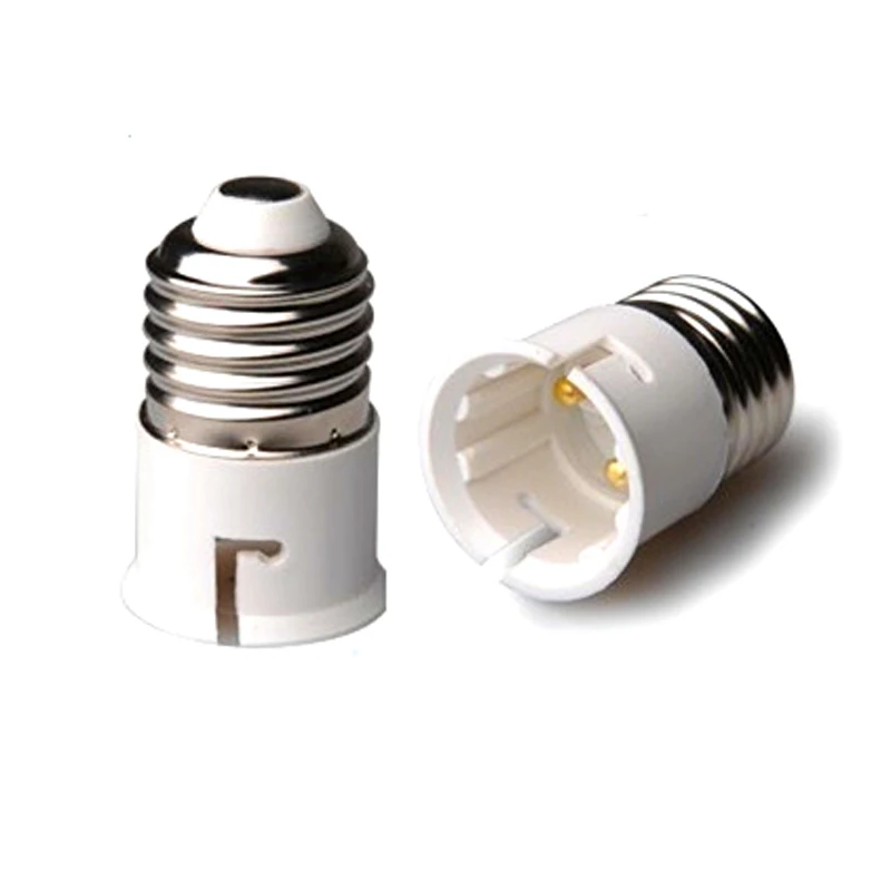 

10pcs E27 to B22 Lamp Holder Converter E27-B22 Led Lamp Bulb Base Conversion Socket Light Adapter Light Base Holder