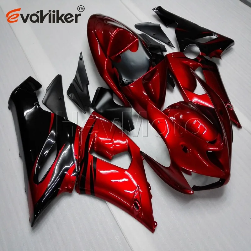 Motorcycle Fairing for ZX6R 2005 2006 black ZX-6R 05 06 ABS bodywork kit