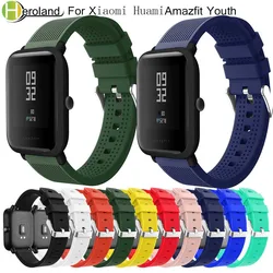 Xiaomi huami Amazfit Bip /Bip S Lite/GTS/Bip U 用シリコンストラップ,スマートウォッチ用20mmシリコンバンド,アクセサリー付き