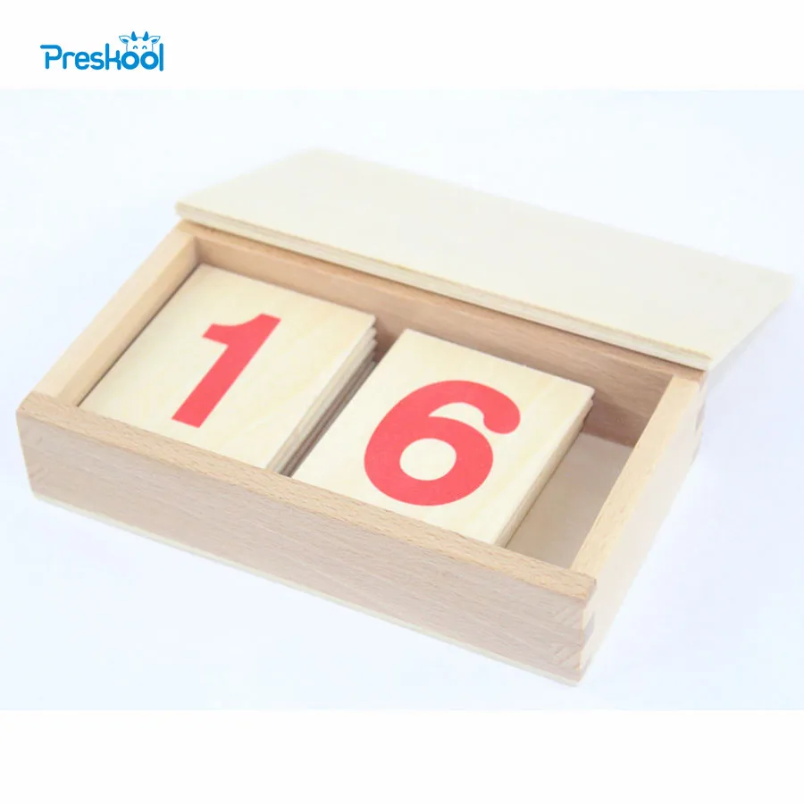 

Montessori Kids Toy Baby Number Boards Learning Educational Preschool Training Brinquedos Juguets