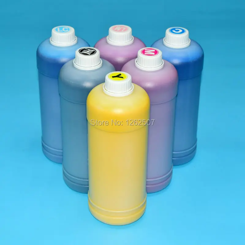 1Liter 1000ml Waterproof Bottle Refill HP83 UV Pigment Inks For HP DJ Designjet 5000 5100 5500 83 Large Format Plotters