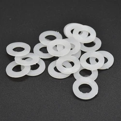 DIN125 ISO7089 M2 M2.5 M3 M4 M5 M6 M8 M10 M12 M14 White/Black Plastic Nylon Washer Plated Flat Spacer Seals Washer Gasket Ring