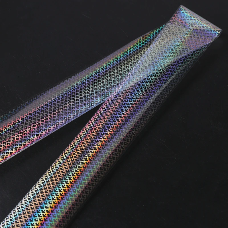 Fish Scale Laser Nail Art Transfer Sticker Holographic Lace Starry Nail Foil 4*100cm  Manicure  For Nail Art Decoratio