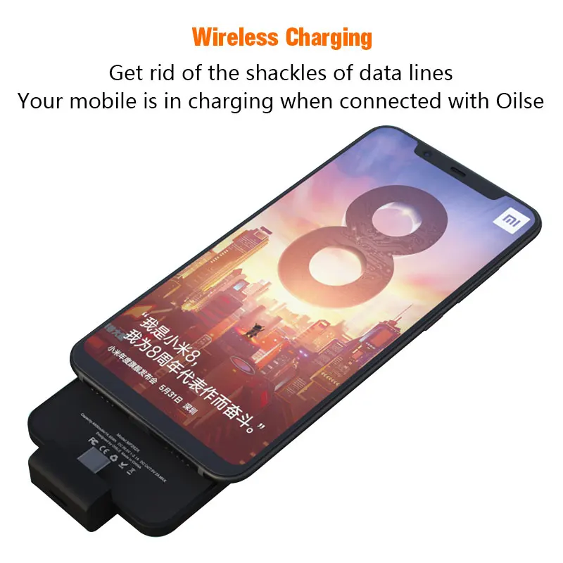 OISLE TYPE-C High Capacity Slim Battery Charger Case For iPhone 15/16 Pro HUAWEI External Pack Backup Power Bank Portable USB-C