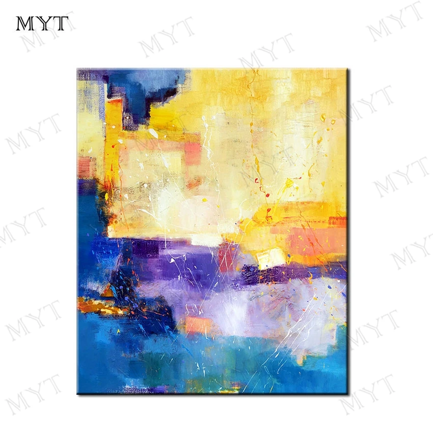 

Myt Free Shipping Hot Sale Oil Painting On Canvas Abstract Painting Modern Decoration Painting Canvas Wall Art Pictures Unframe