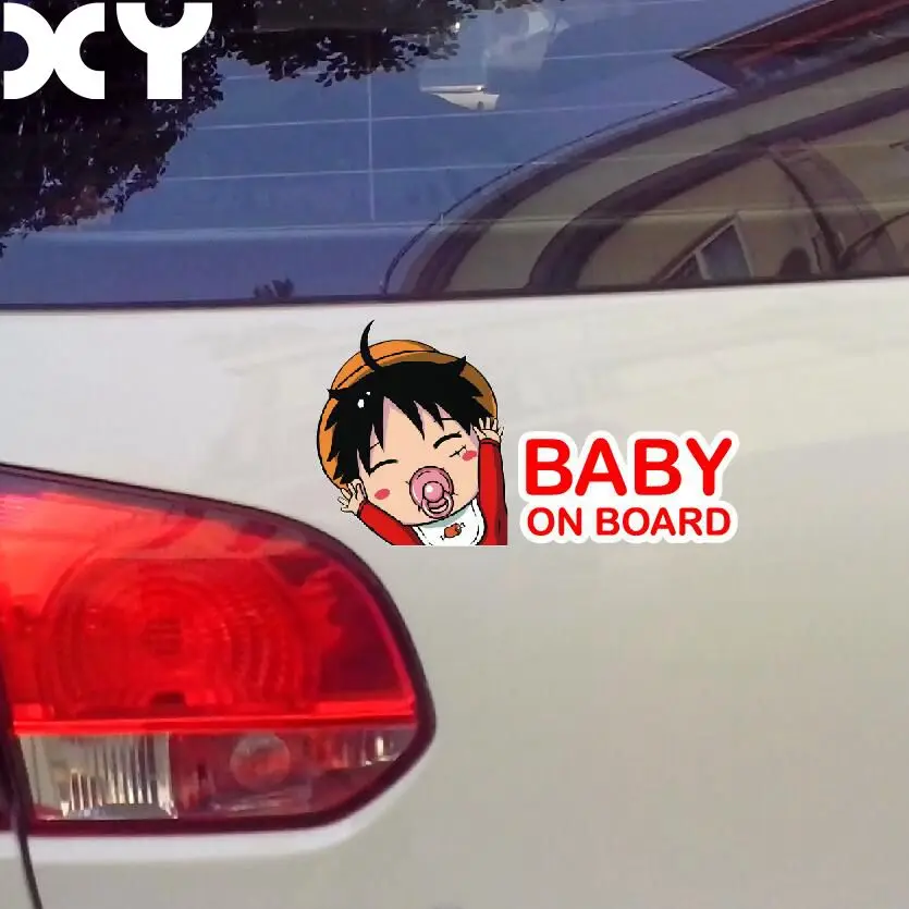 Baby on Board Funny Cute Car Window Cartoon Stickers Decals 7.3\