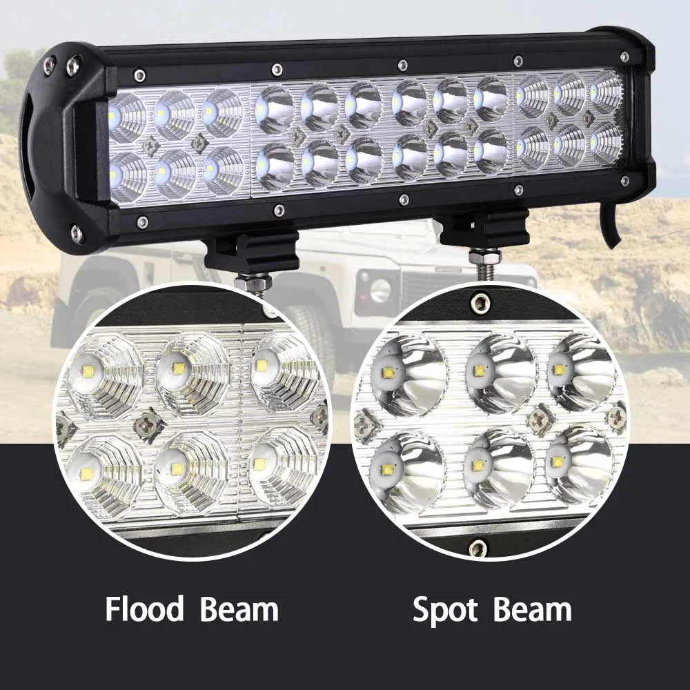 4 - 20 inch LED Bar LED Light Bar LED Work Light for Offroad Car 4WD Truck Tractor Boat Trailer 4x4 SUV ATV 12V 24V Spot Flood