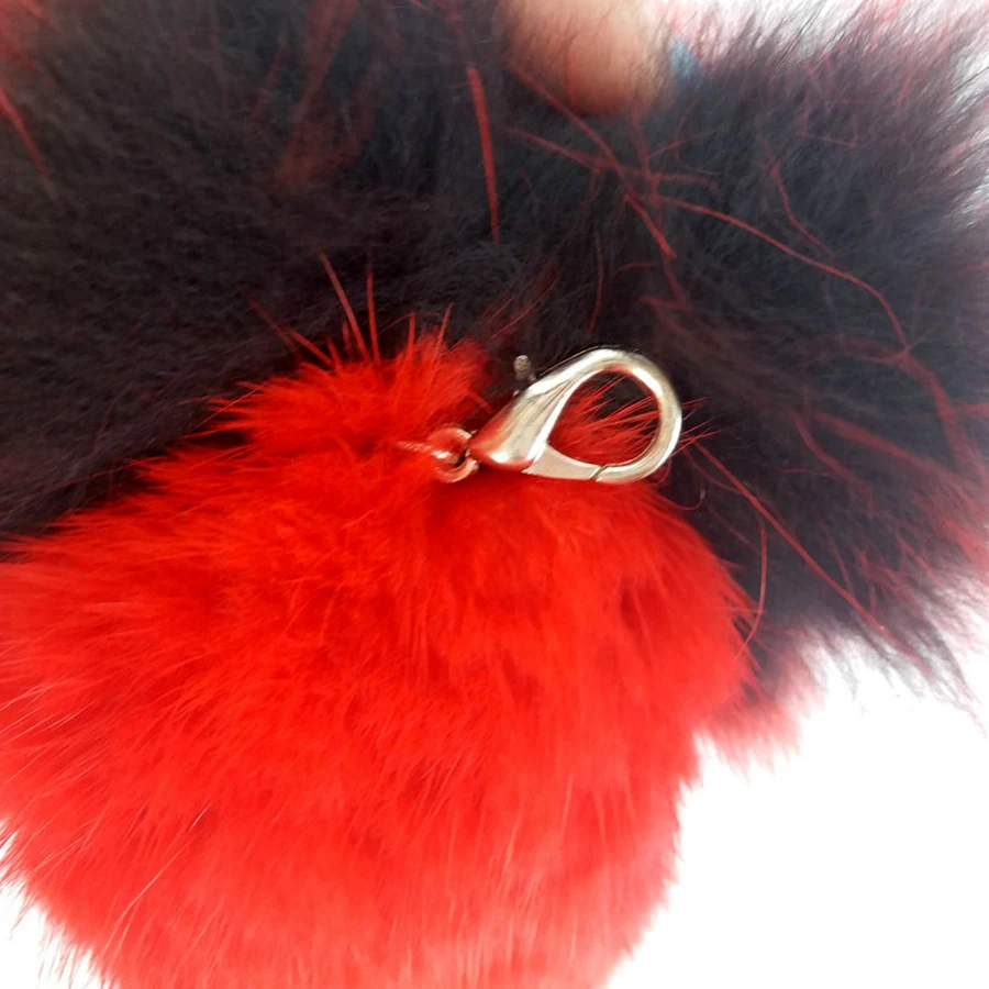 Women high-end luxury mink gloves, wrist band with high-grade fox fur, mink encryption system, warm and comfortable winter