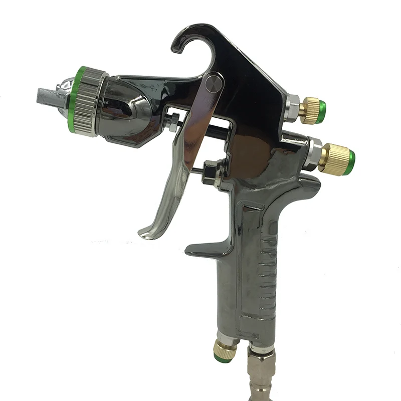 Nouveau mini pistolet de pulvérisation professionnel, pistolet de peinture par gravité, type d'alimentation, aérographe, miroir, outil de peinture pour voiture, R71G