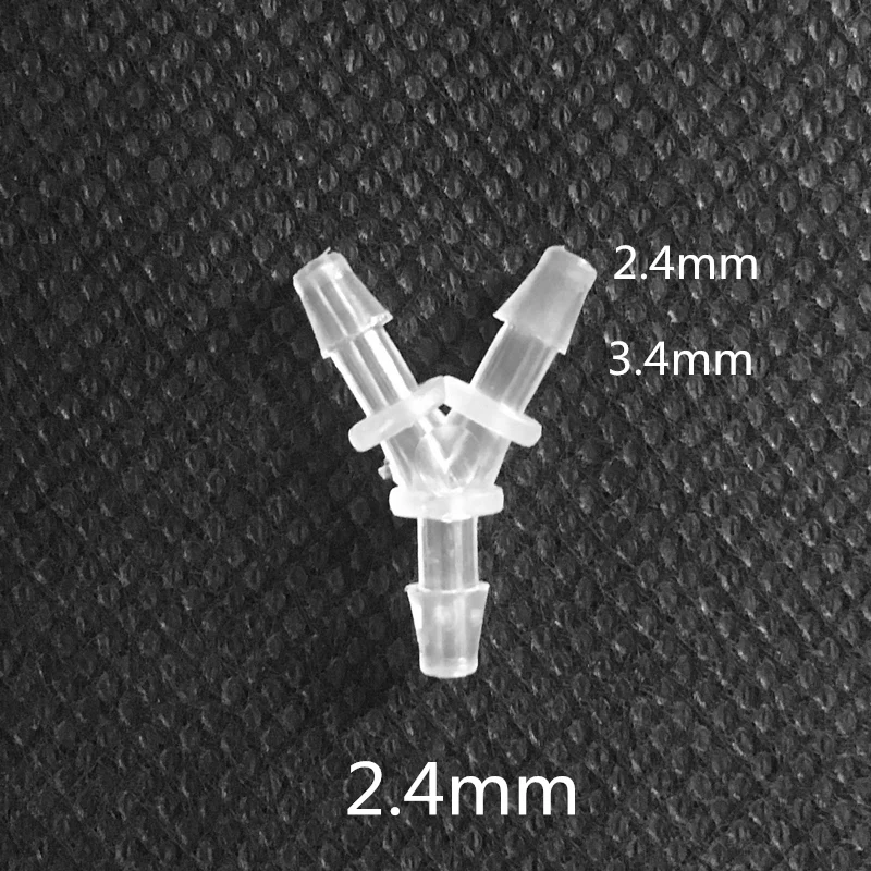 

2,4 мм пластиковый 3-сторонний Соединительный адаптер для шланга