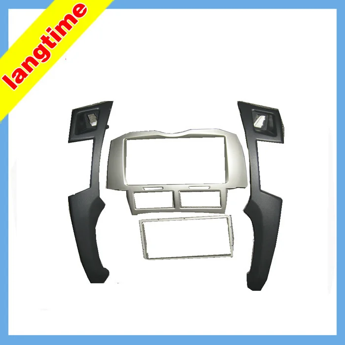 

Car refitting DVD frame,DVD panel,Dash Kit,Fascia,Audio frame for Toyota Yaris,Vitz,Platz 05-10,2DIN (Silver)