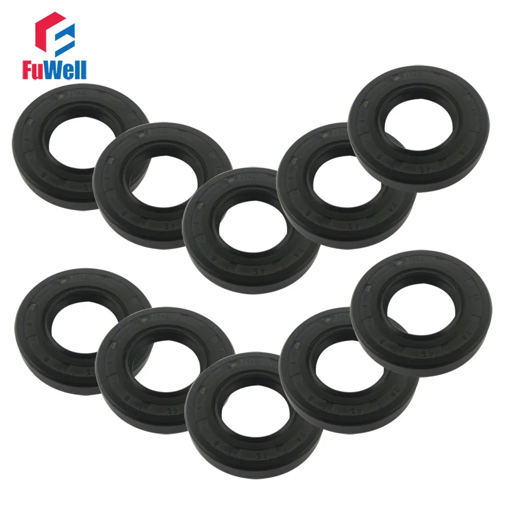 10pcs Skeleton Oil Seal 20x40x12mm /20x42x8/20x42x12/20x45x10/20x47x7/20x62x8mm TC Type NBR Black Radial Shaft Seal Ring Gasket