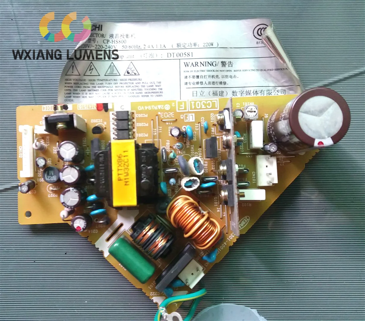 

Projector Ballast Main Lamp Power Supply Board Fit for Hitachi CP-HS800 LC301F LC301-4001CC