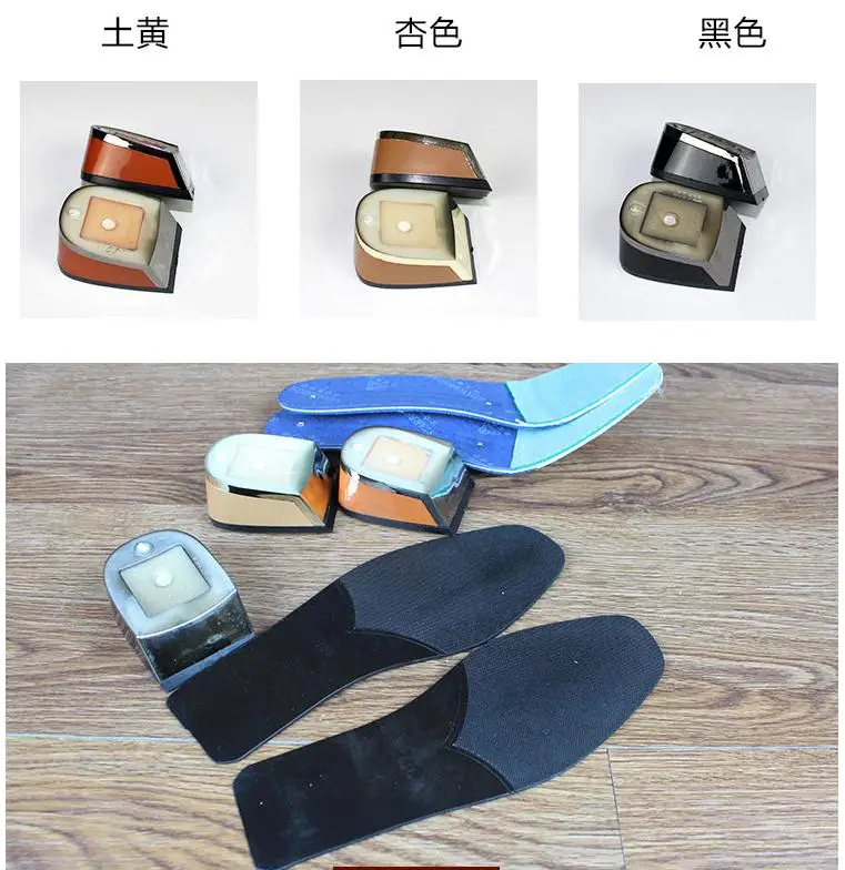 

Square Head New Women's Shoe Material Handmade Shoe Last Tool Rubber Shoe sole Thick heel DIY Shoe Bottom 1729