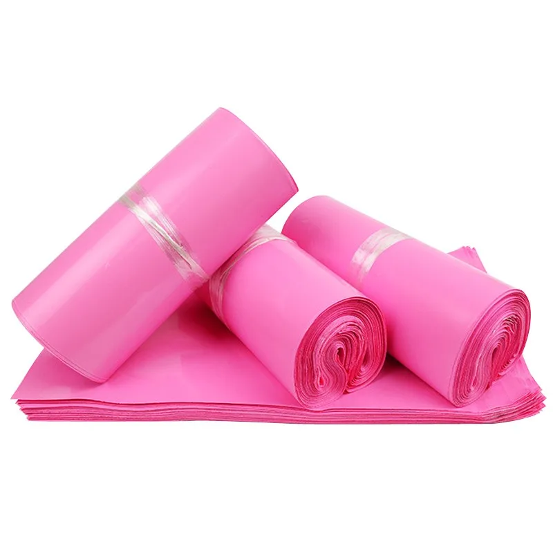 

45*55cm Pink Plastic Mailing Bags Poly Mailer Envelopes Shipping Bag Polybag Poly Mailer 100pcs/lot Free shipping