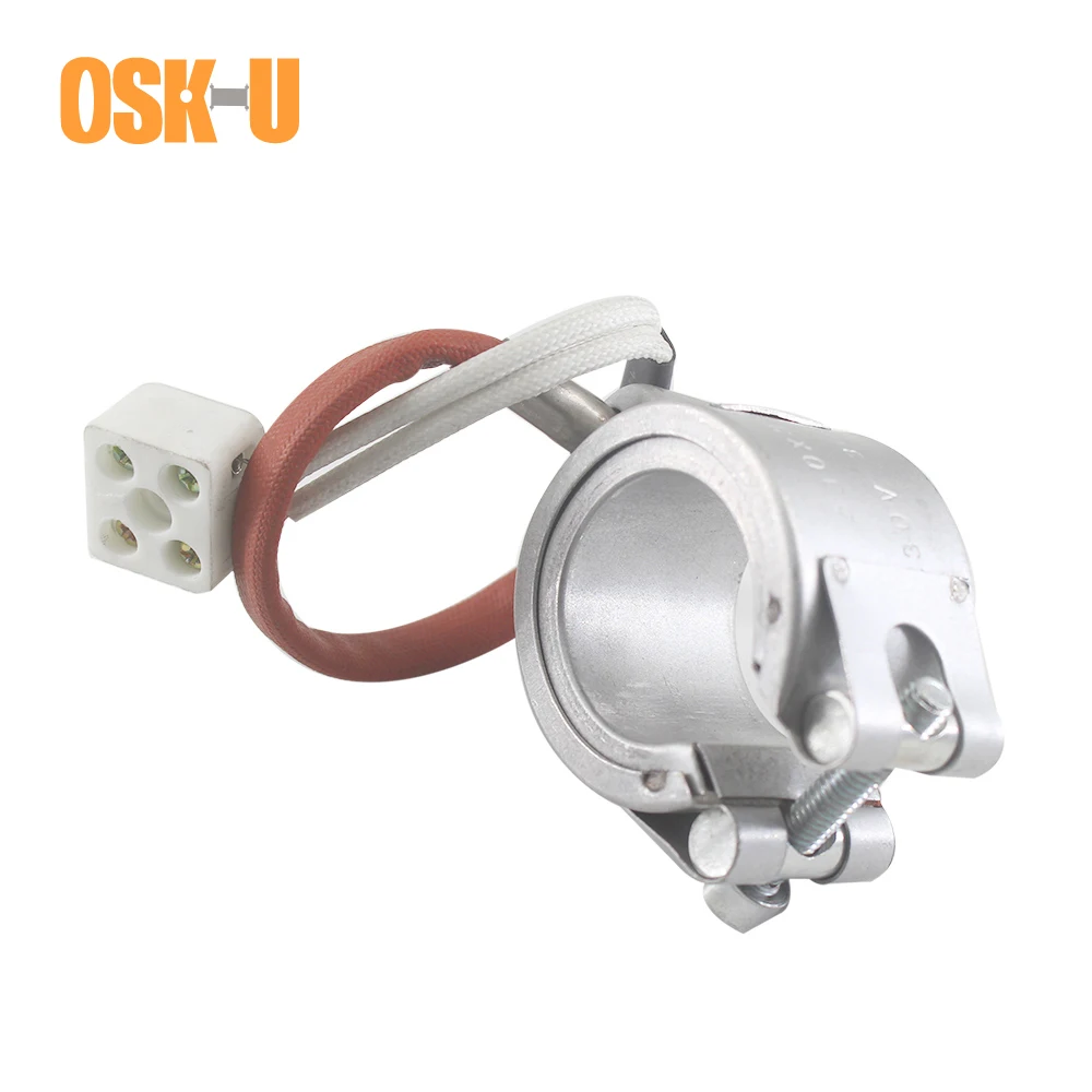 55mm ID Ceramic Band Heater 55x40/55x60mm Height Aluminium Plate 230V 400W Electrical Heater Element  for Plastic Machinery